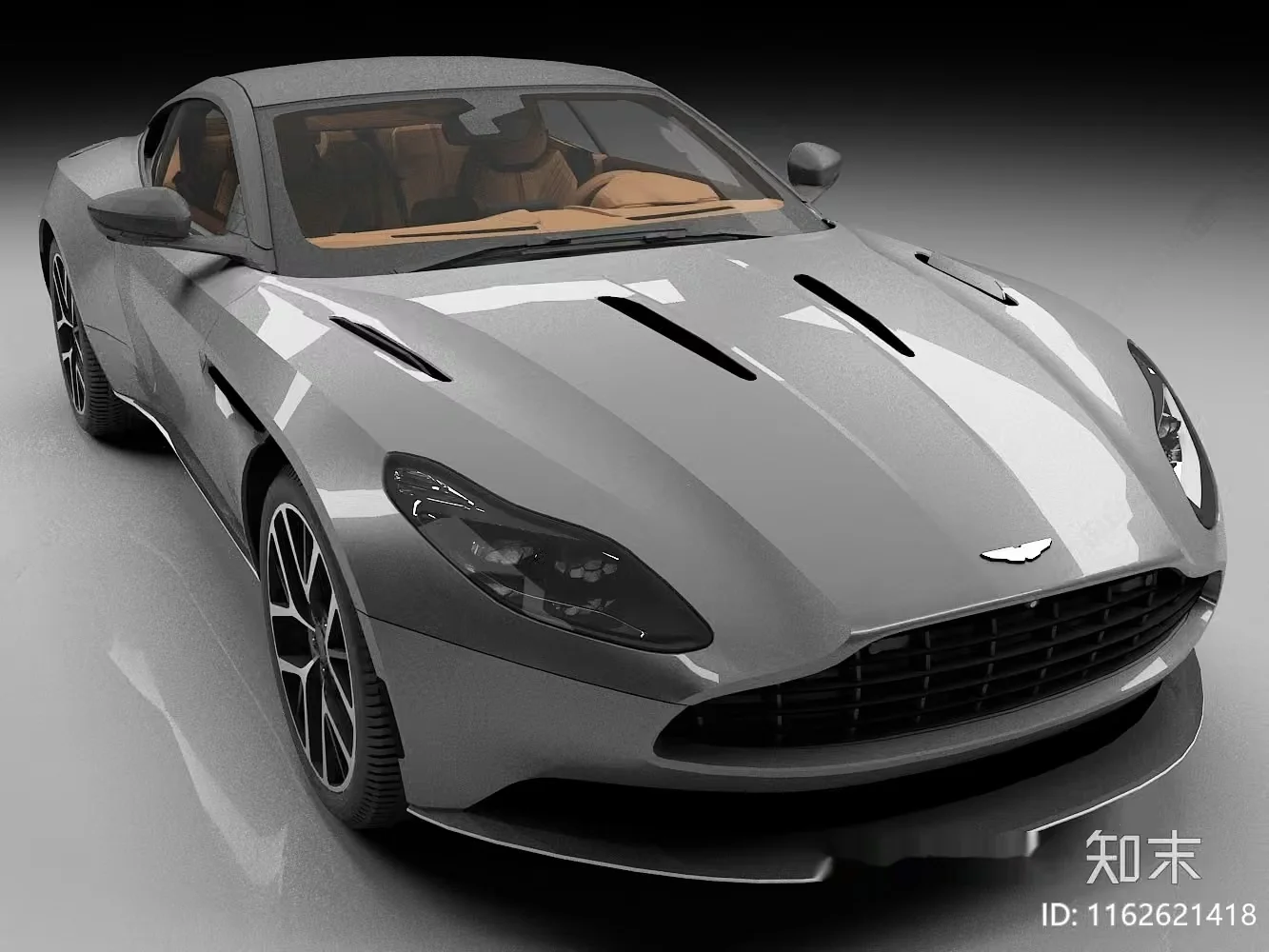 A Sleek Sports Car 3D Model – 7502 – VRAY Render