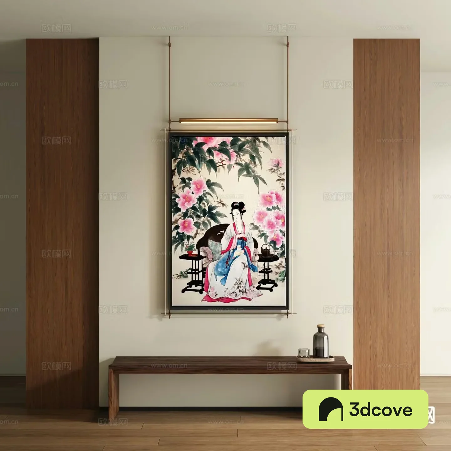 New Chinese style figure painting decorative painting