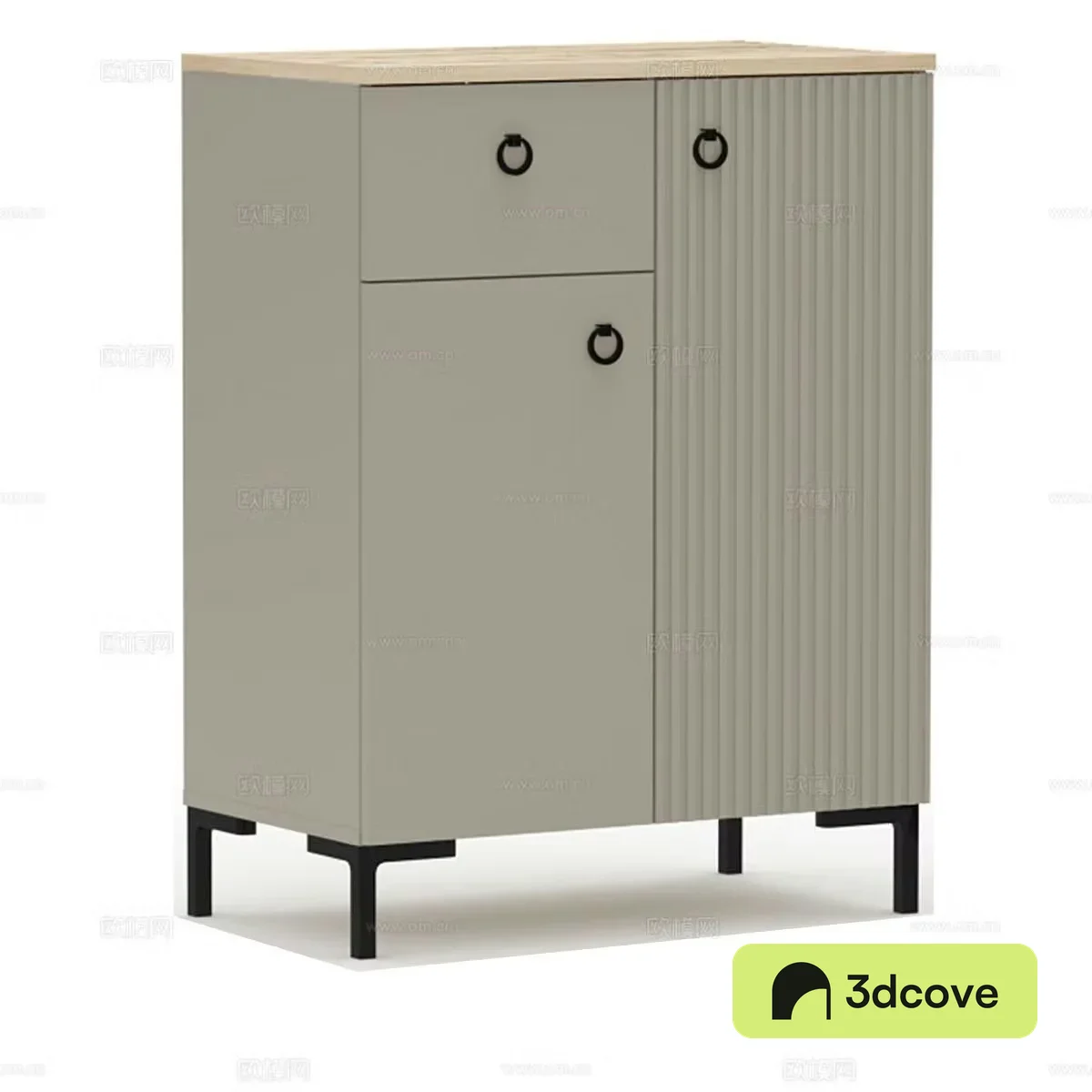 Modern chest of drawers side cabinet