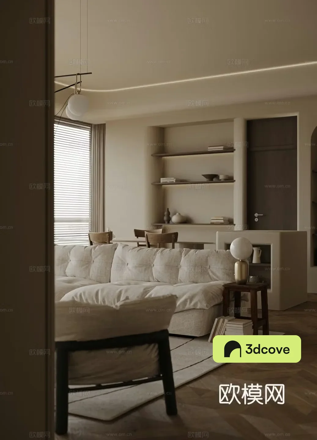 Wasabi Living Room 3D Model