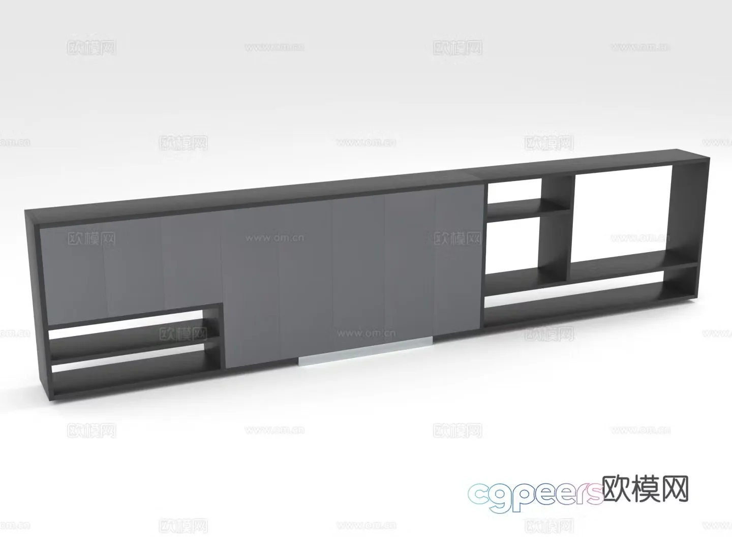 Locker Storage Locker Display Cabinet Bookcase Side Cabinet Cabinet 3D Model