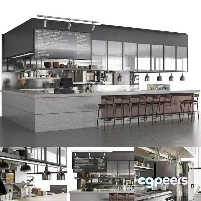 3ds Max Free – Restaurant 02