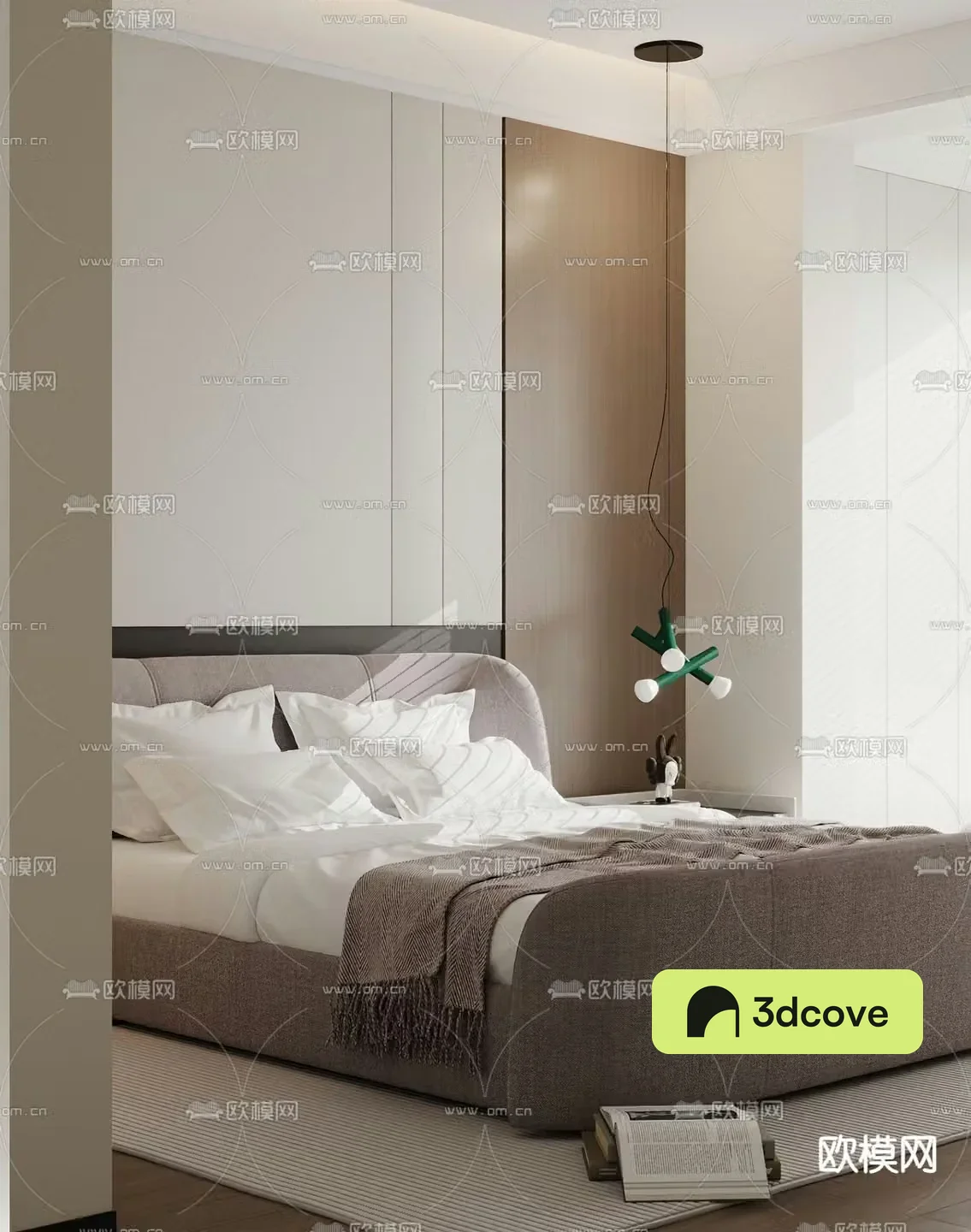 Modern double bed