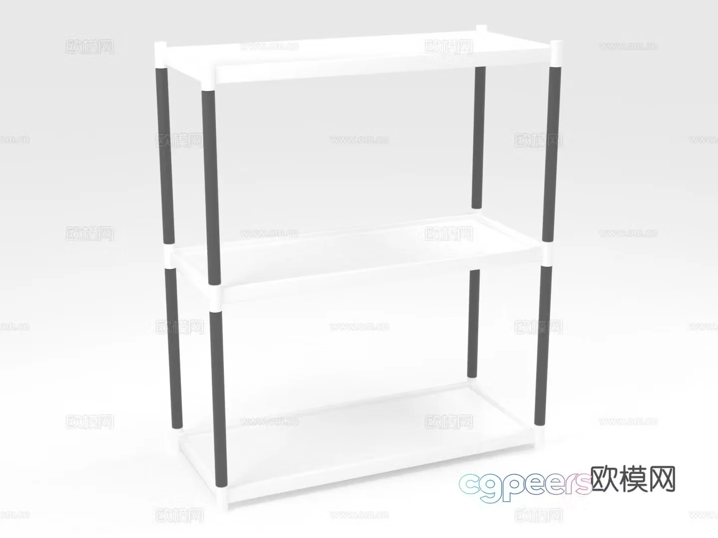 Storage rack Storage rack Layer 3D model