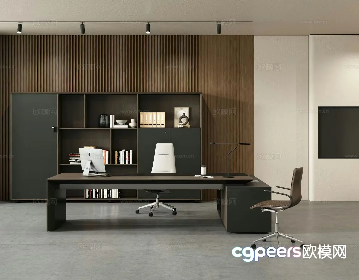 Executive desk executive desk manager desk boss desk 3D model