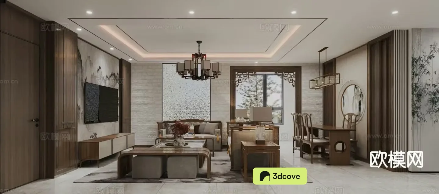 New Chinese style living room