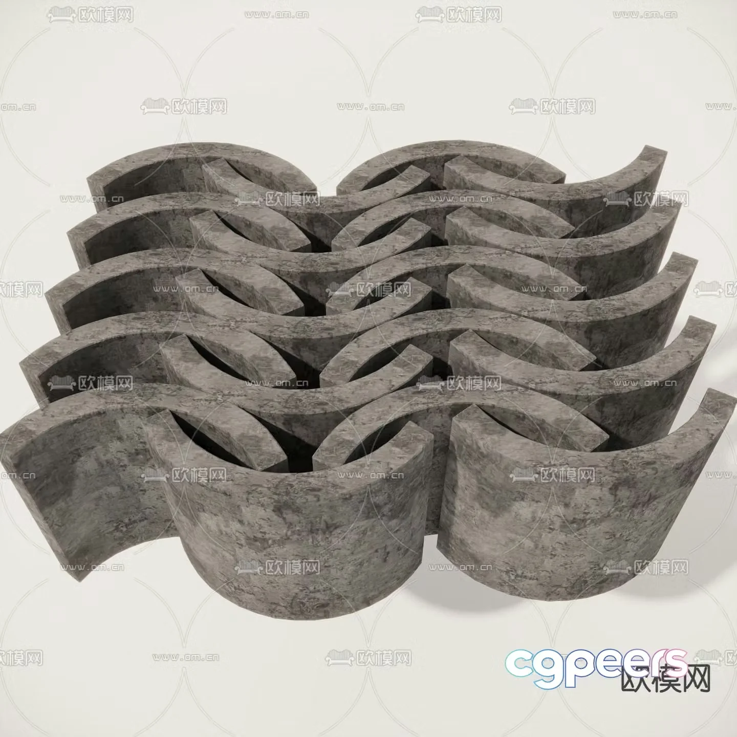 Tile Eaves Eaves Roof 3D Model