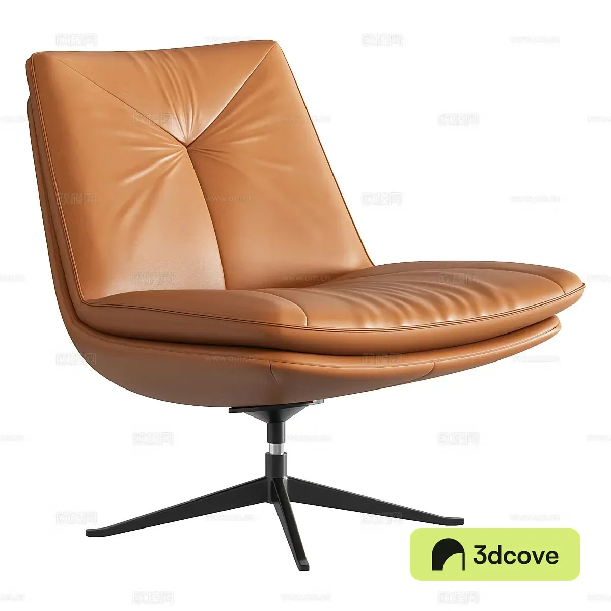 Italian York tan armchair