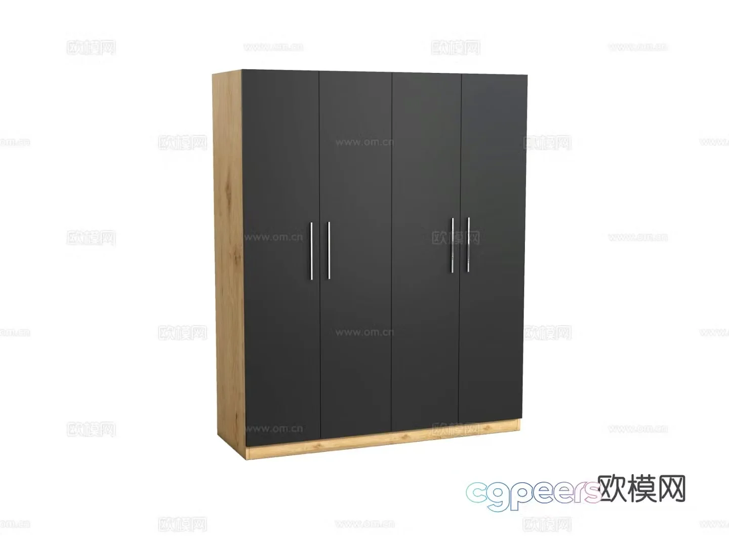 Modern wardrobe 3d model