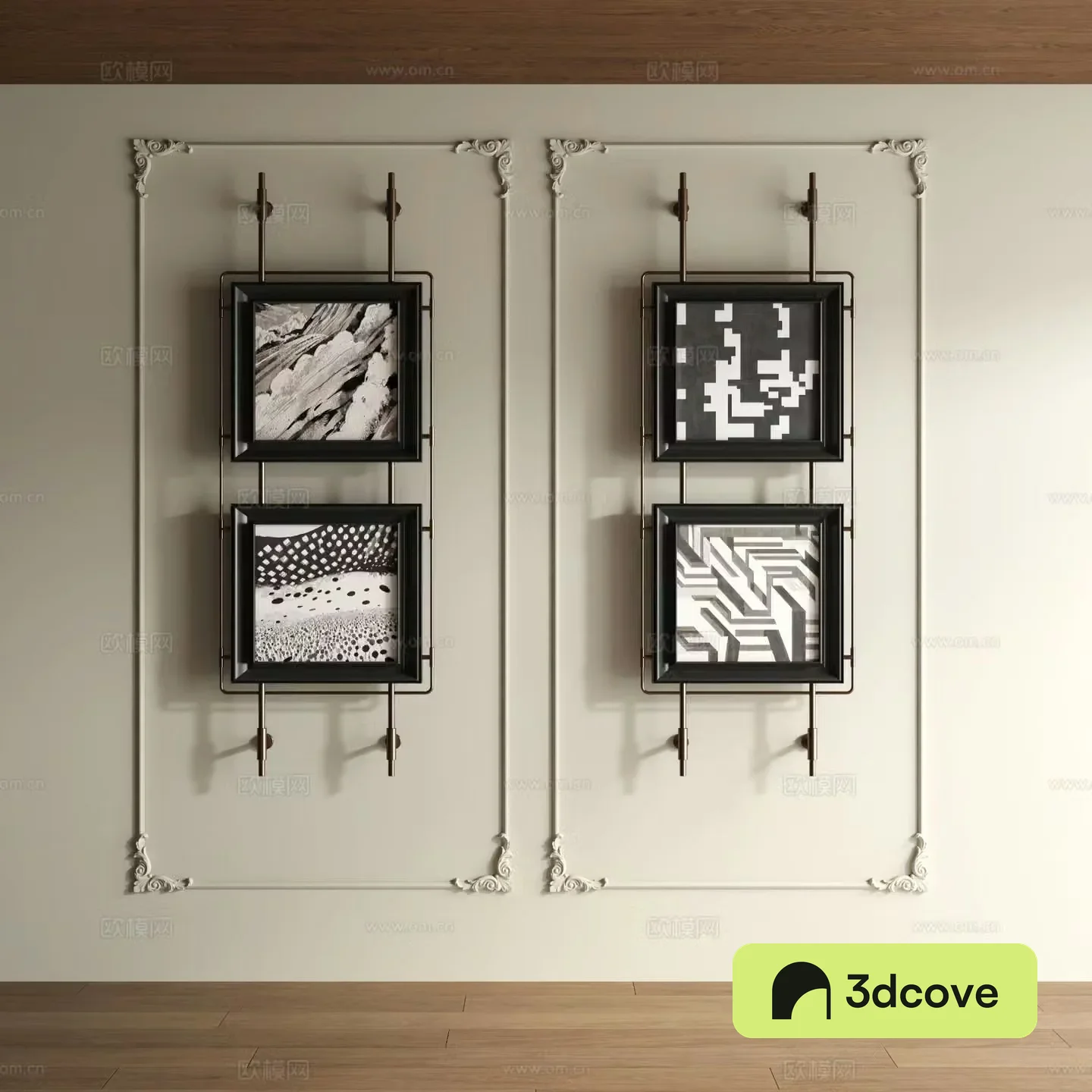 Modern texture painting decorative painting