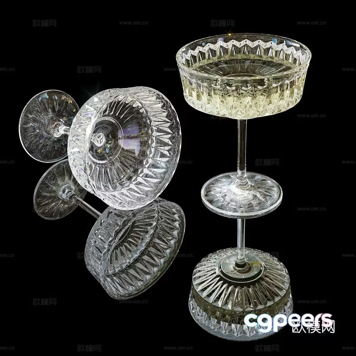 Tableware combination 3D model