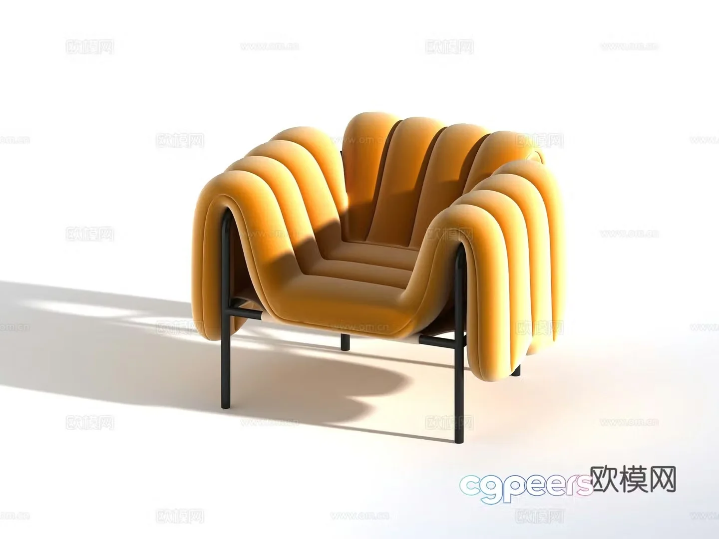 Single chair3d model