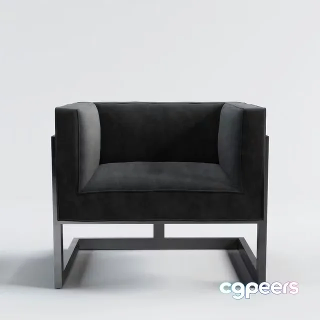 3ds Max Free – Eichholtz Mendoza Chair Black Velvet