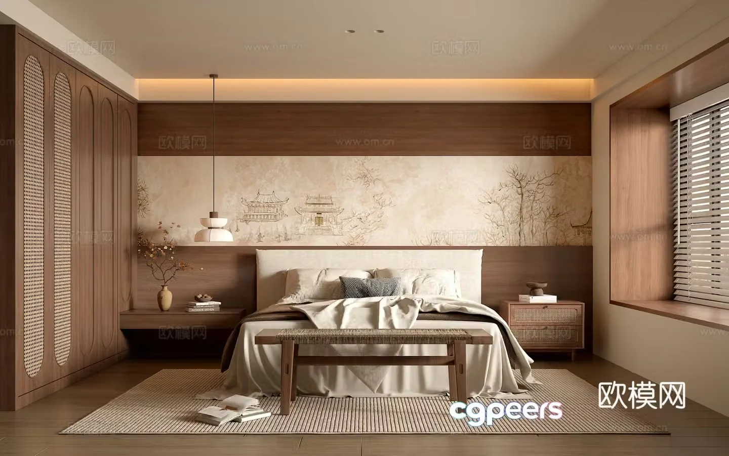Wasabi bedroom master bedroom 3D model