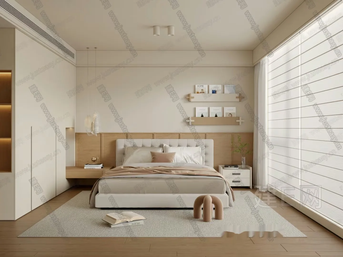 Cozy Bedroom 3D Model – 13939 – VRAY Render