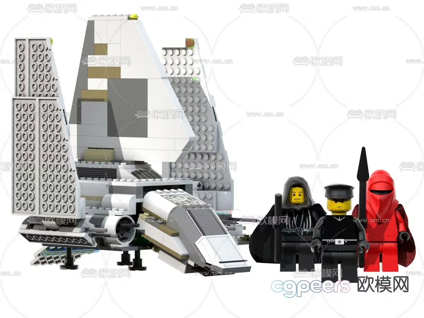 Modern children’s lego toys 3d model