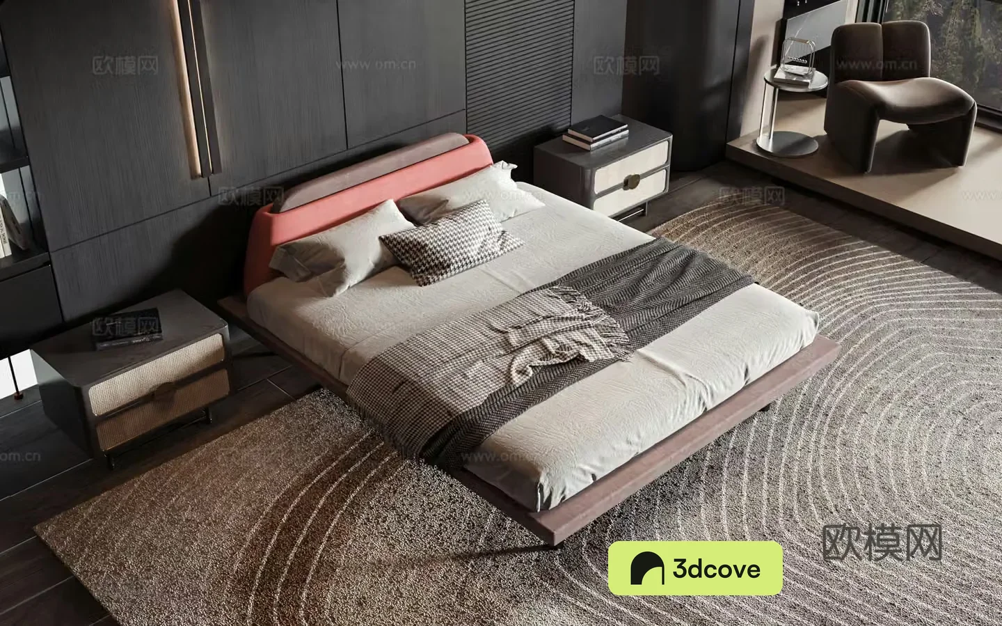 Modern style product bed