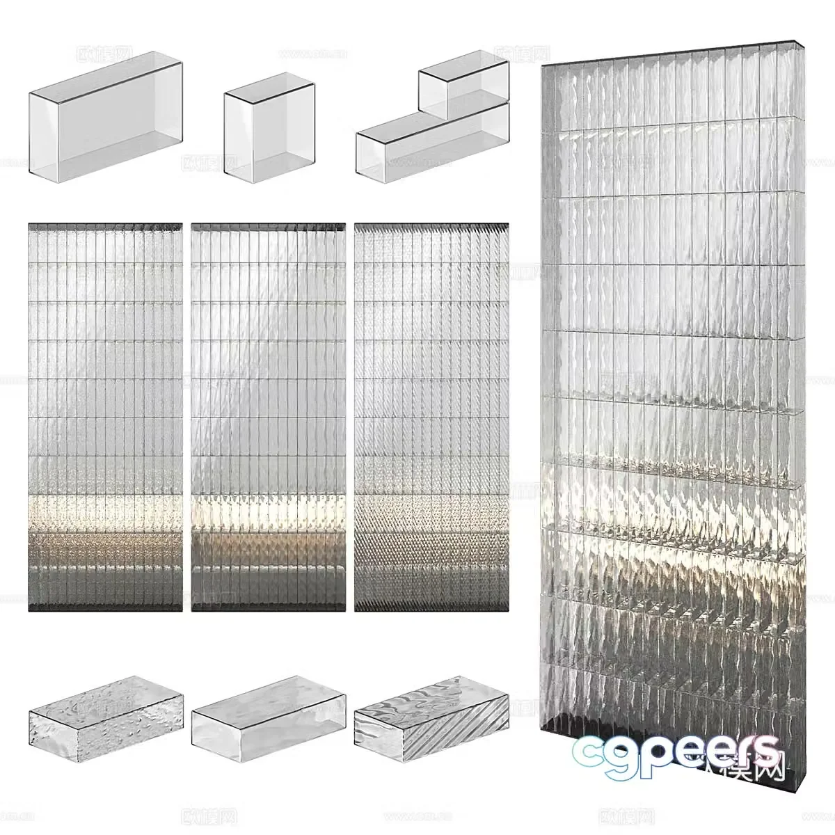 Glass brick 3d model