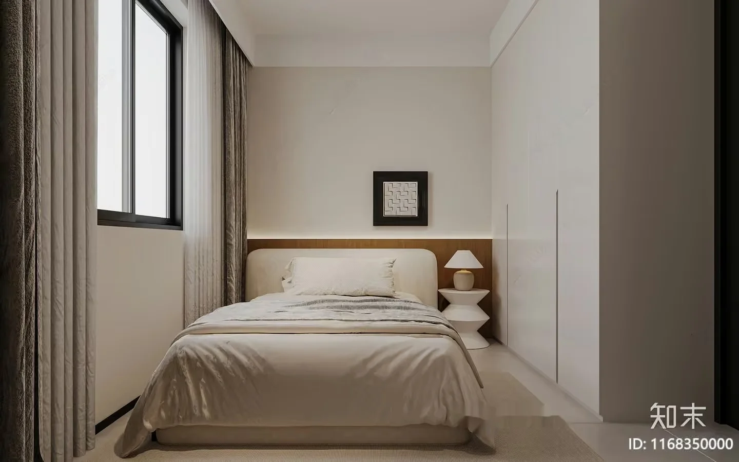 Cozy Bedroom 3D Model – 11490 – VRAY Render