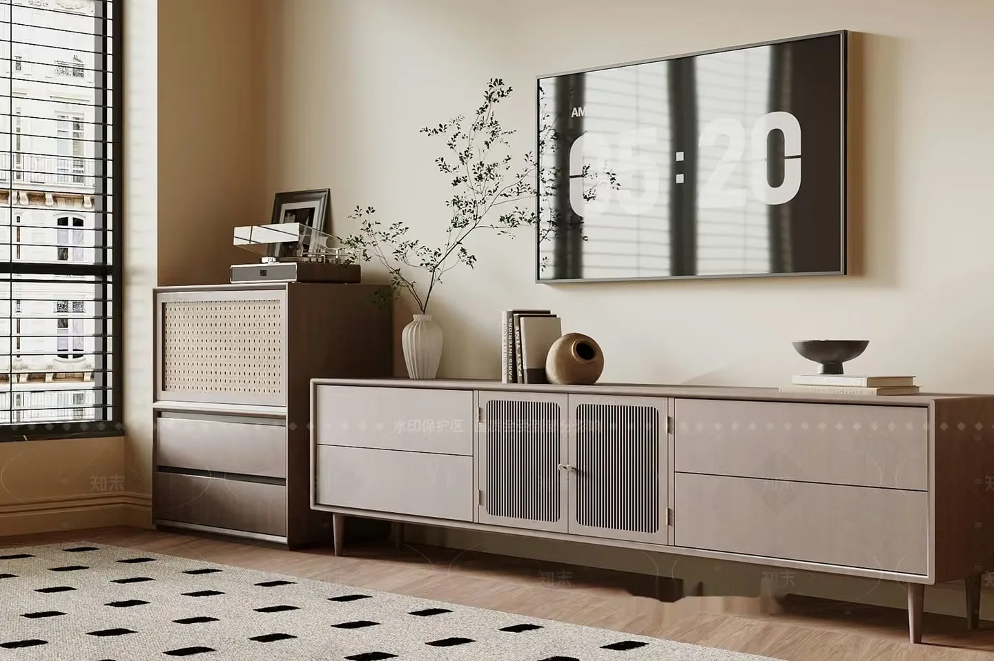 Modern Living Room 3D Model – 21822 – VRAY Render