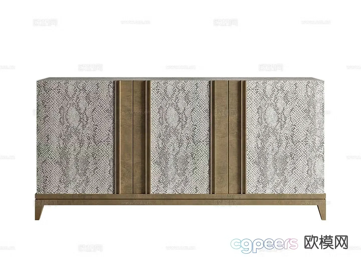Modern side cabinet entrance cabinet 3d model