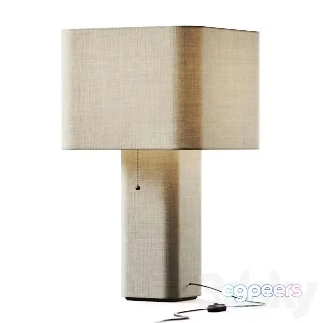 3ds Max Free – West Elm Fiona Table Lamp