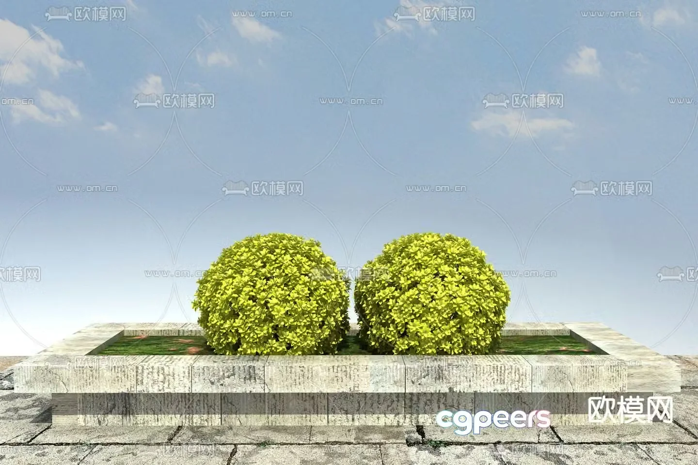 Landscape tree Yellow leaf tree Modeling tree Golden banyan 3d model