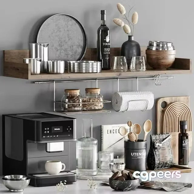 3ds Max Free – Kitchen accessories066