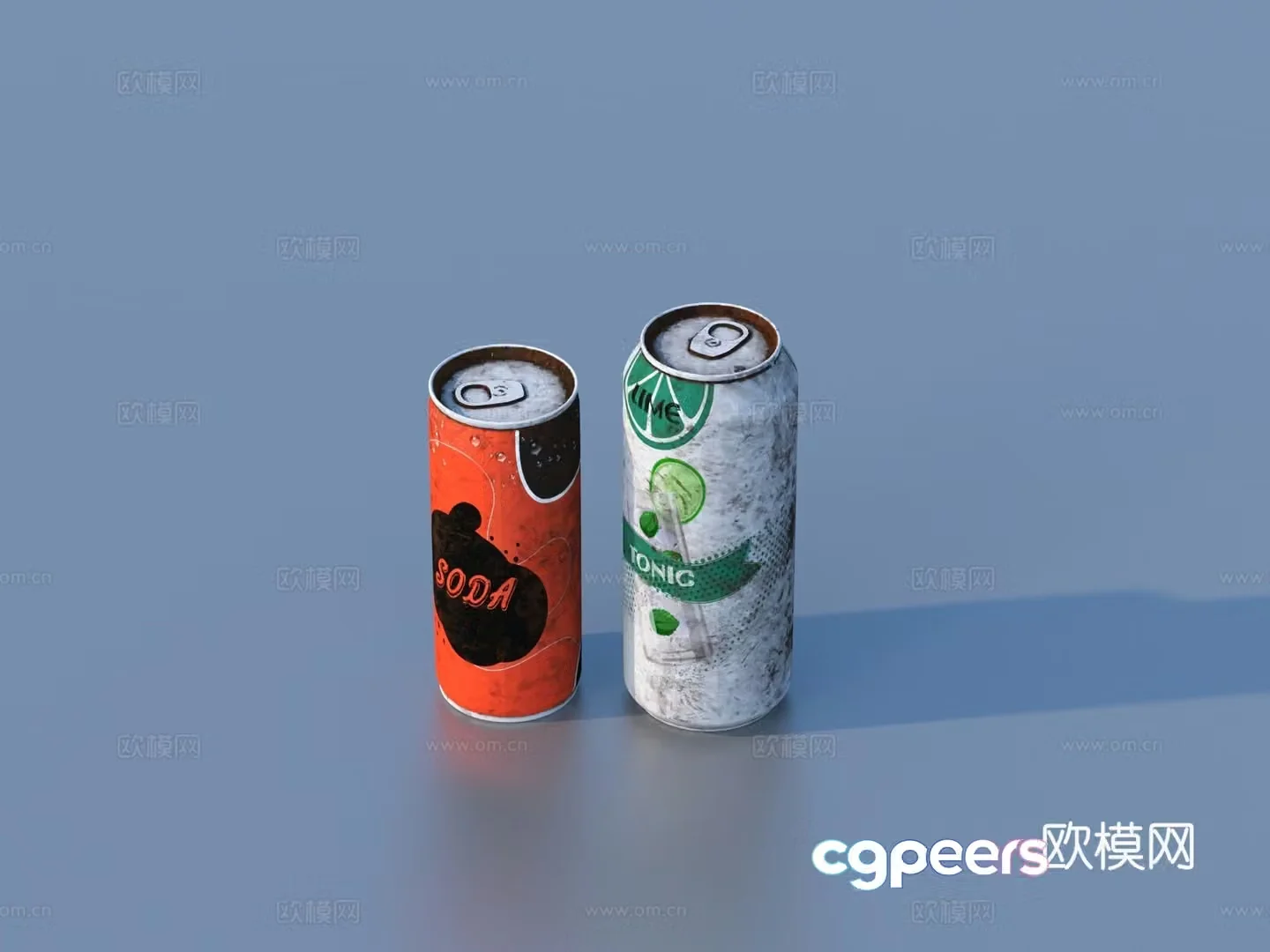 Drink can soda 3d model