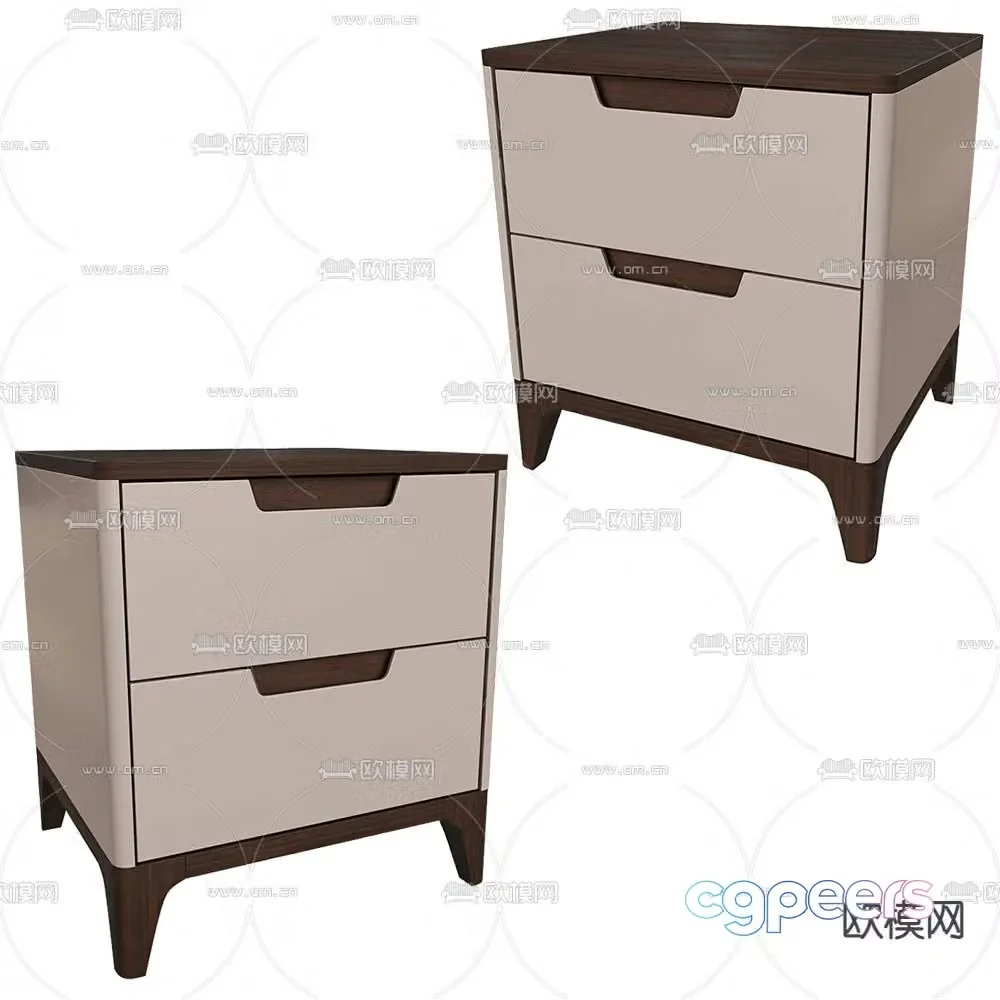 Mister bedside table 3d model