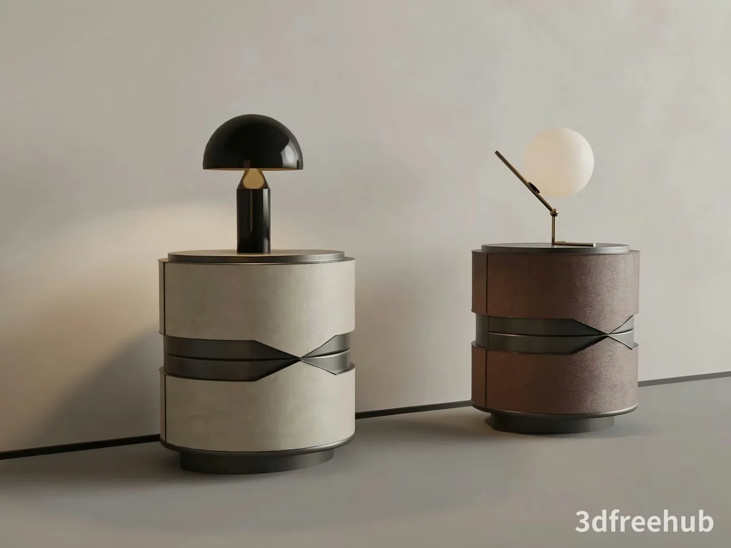 Modern Table Lamps 3D Model – 23591 – VRAY Render