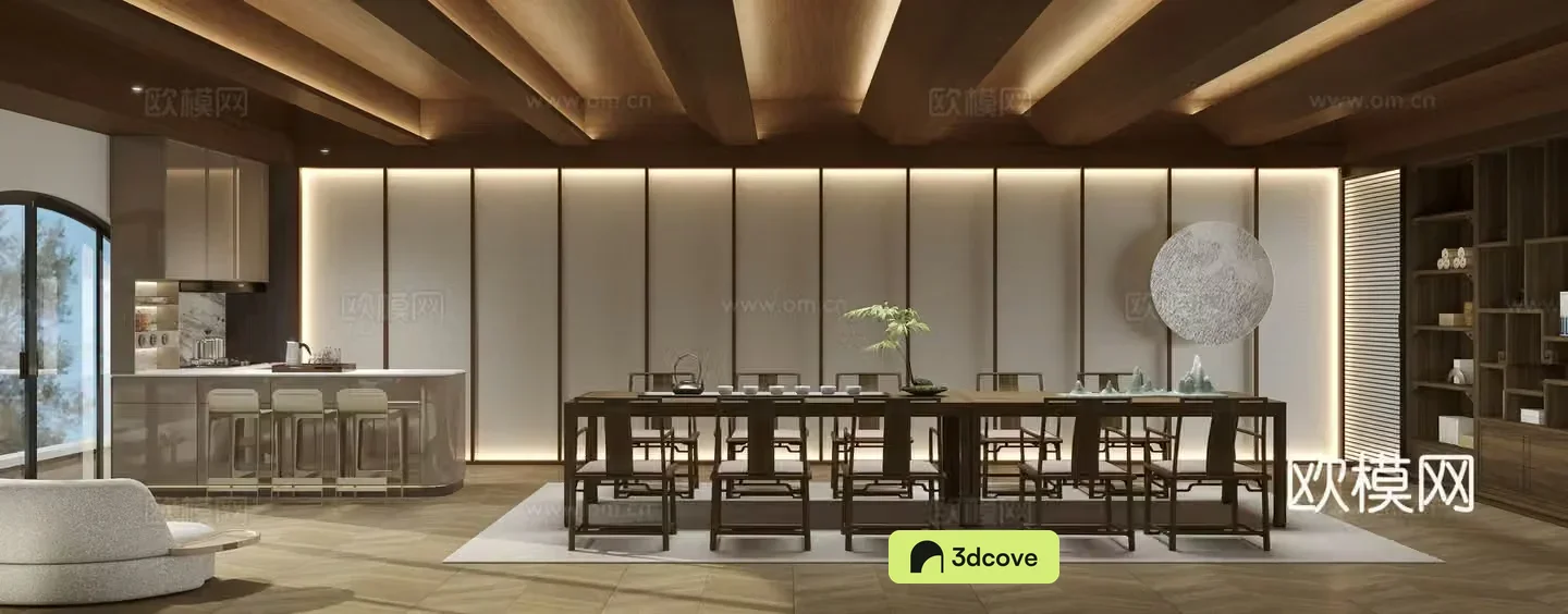 New Chinese Tea Tower
