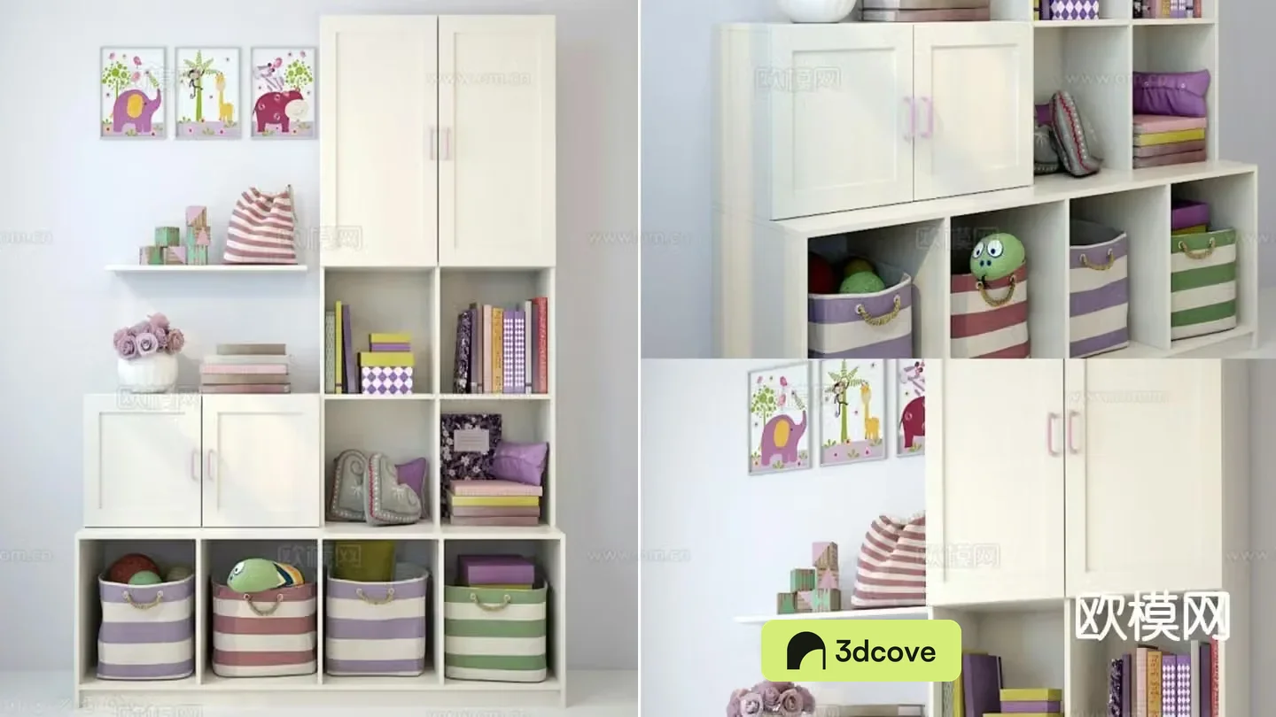 IKEA children’s toy cabinet storage cabinet