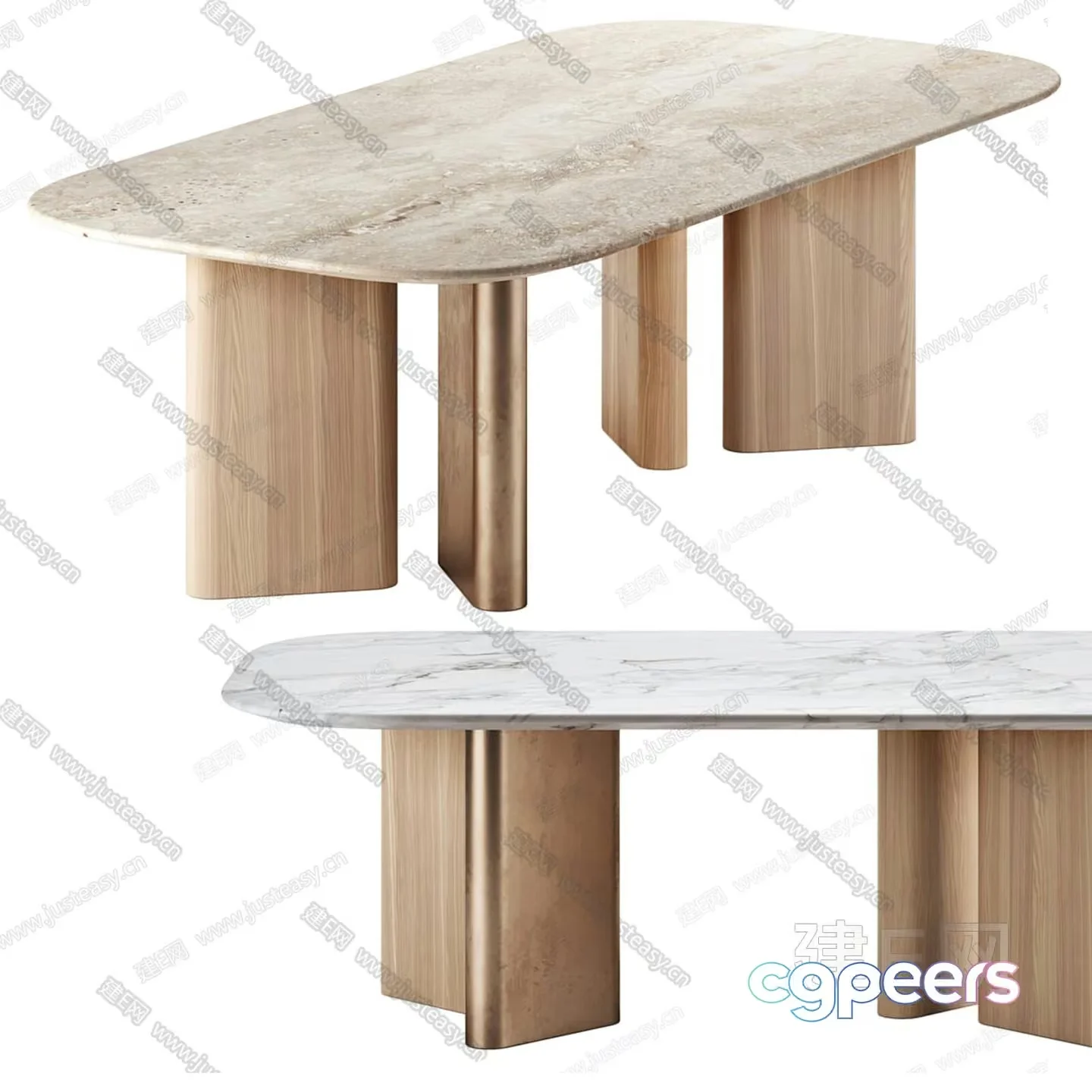 Modern Coffee Table 3D Model – 3363 – VRAY Render