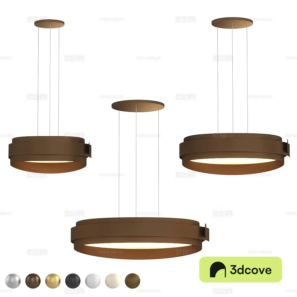 Nordic chandelier ring chandelier restaurant chandelier