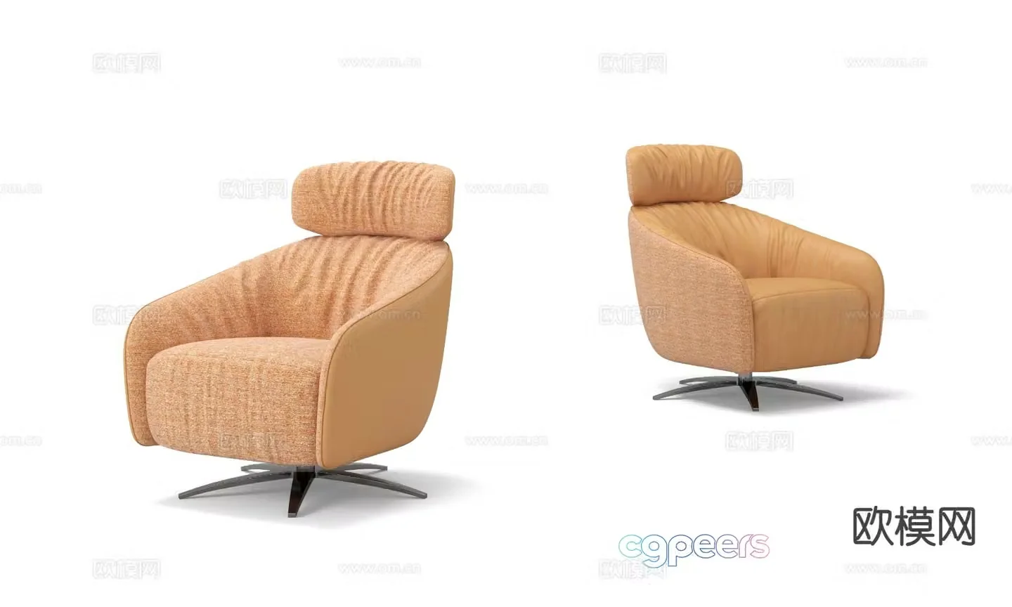 Modern leisure sofa 3d model