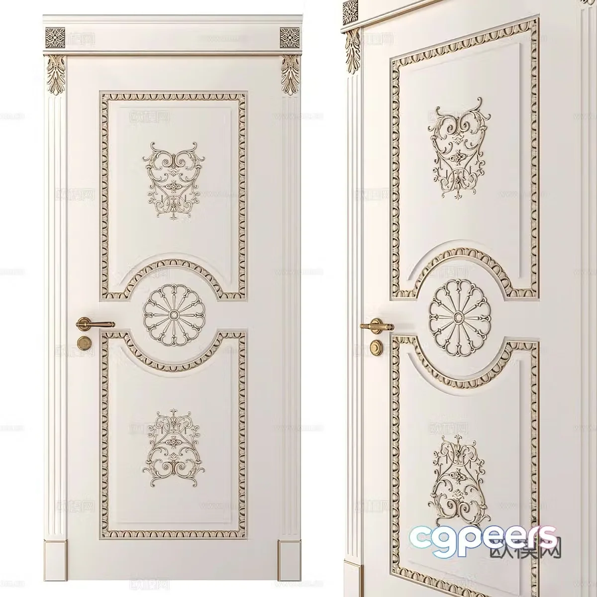 Swing door 3D model