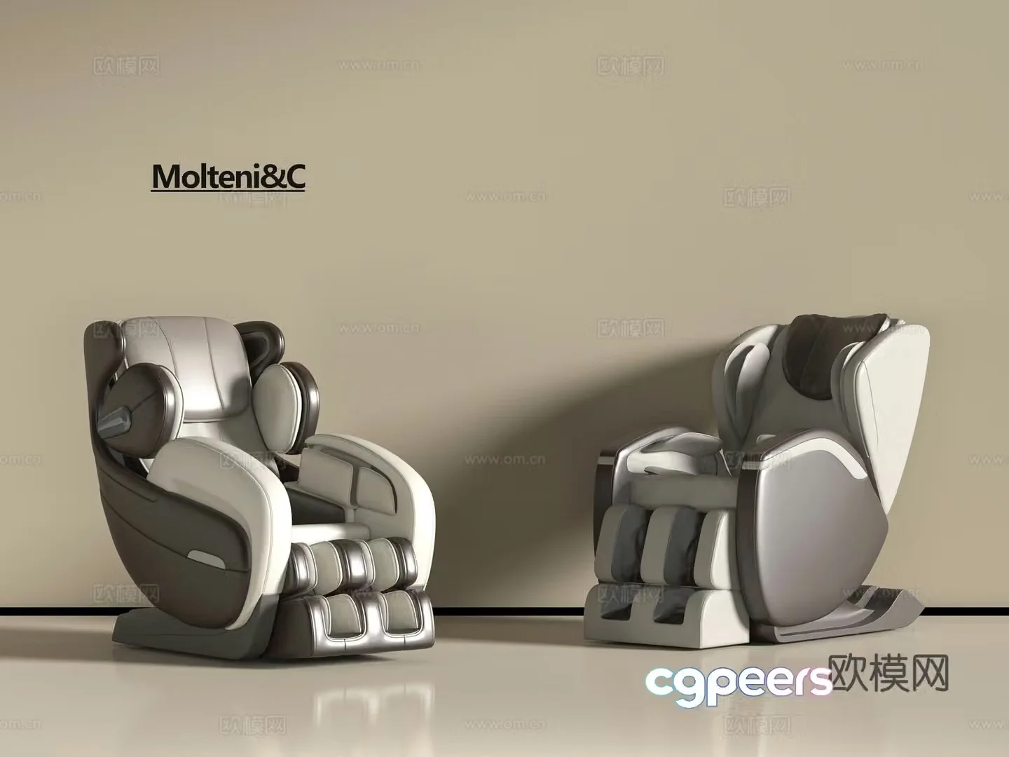 Modern massage chair 3d model