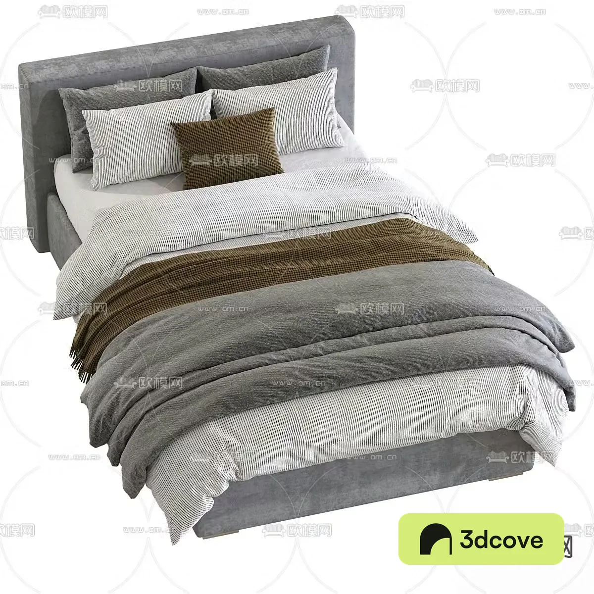 Modern double bed