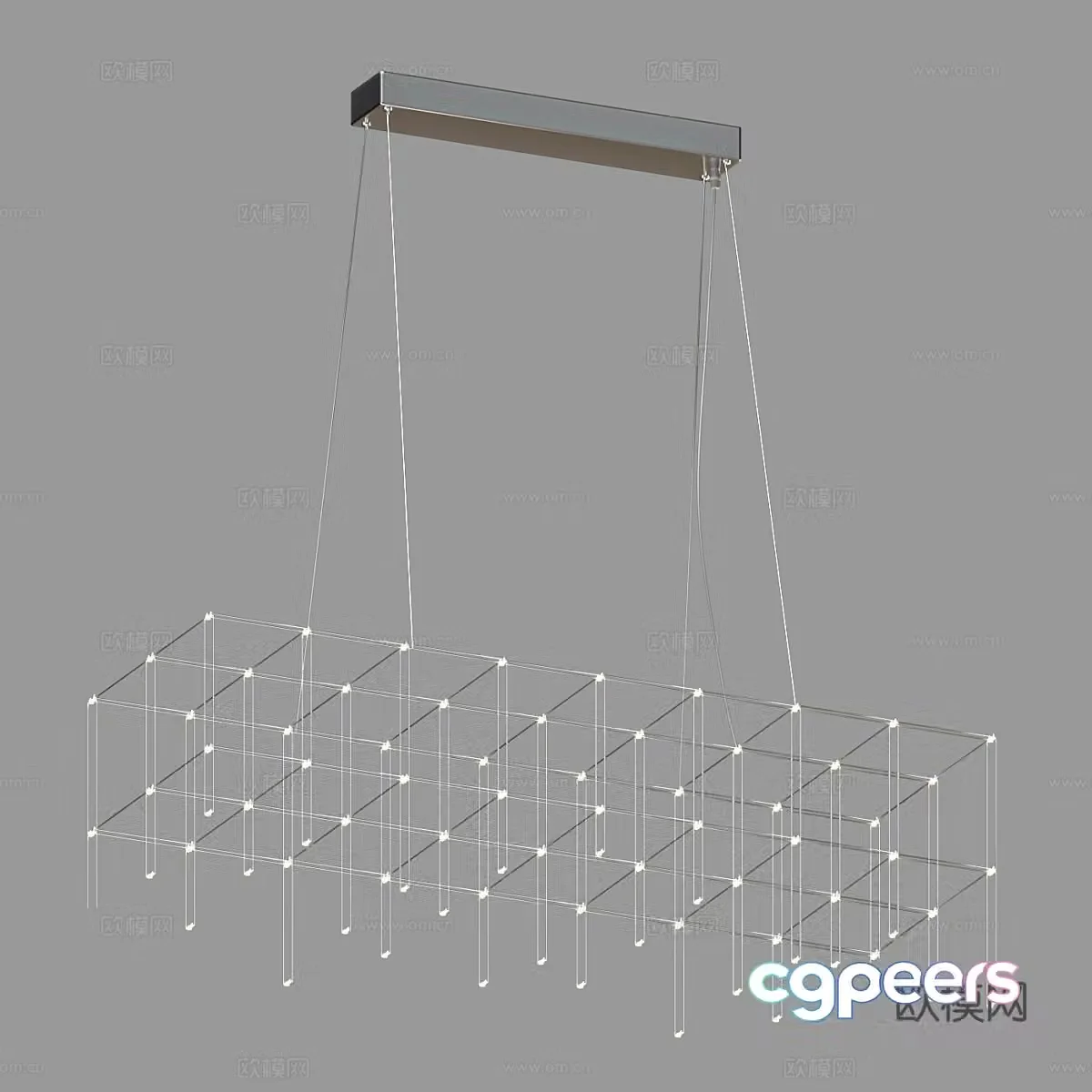 Modern simple chandeliers chandeliers simple chandeliers dining chandeliers living room chandeliers lamps 3D model