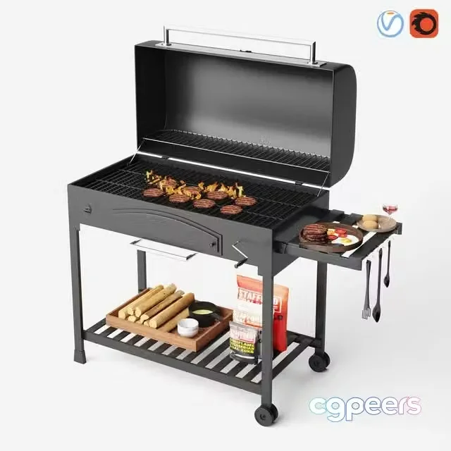 3ds Max Free – Barbecue 06