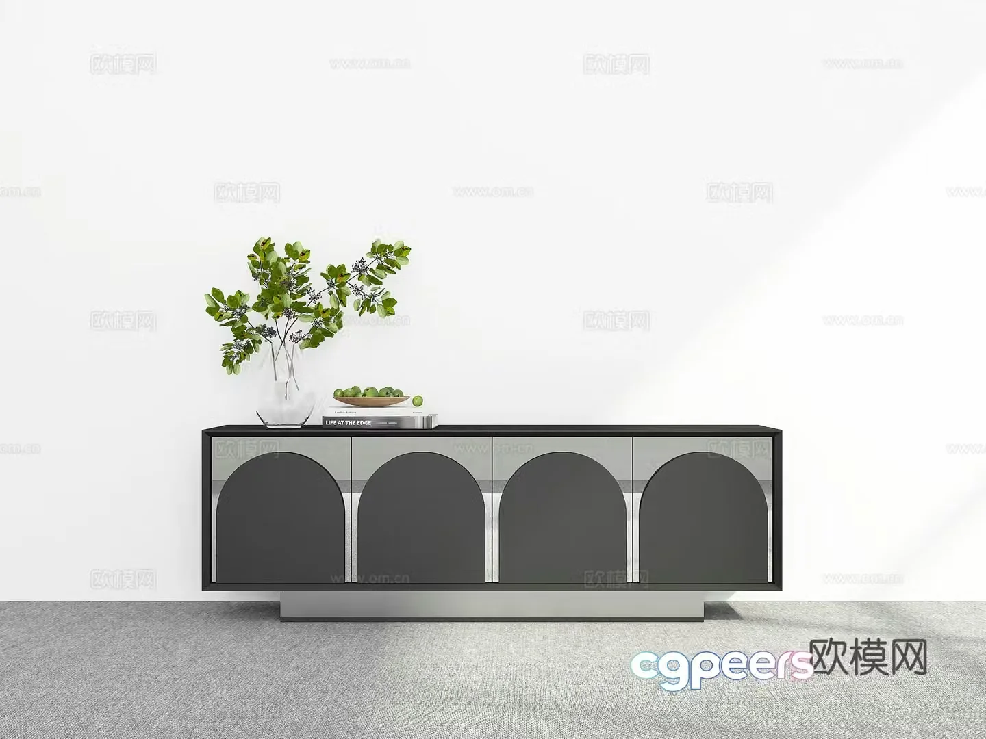 Modern TV cabinet 3d model