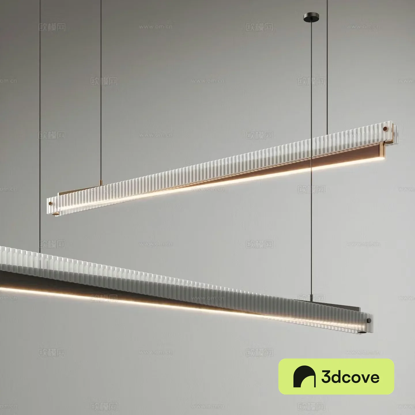 Lampatron light luxury chandelier linear chandelier