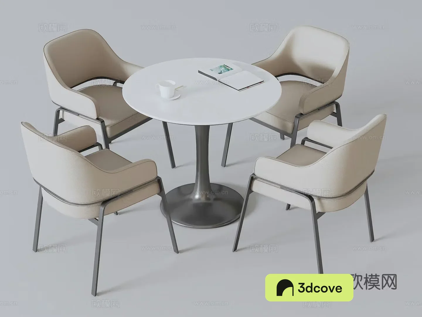 Negotiable table and chair combination casual table and chair combination