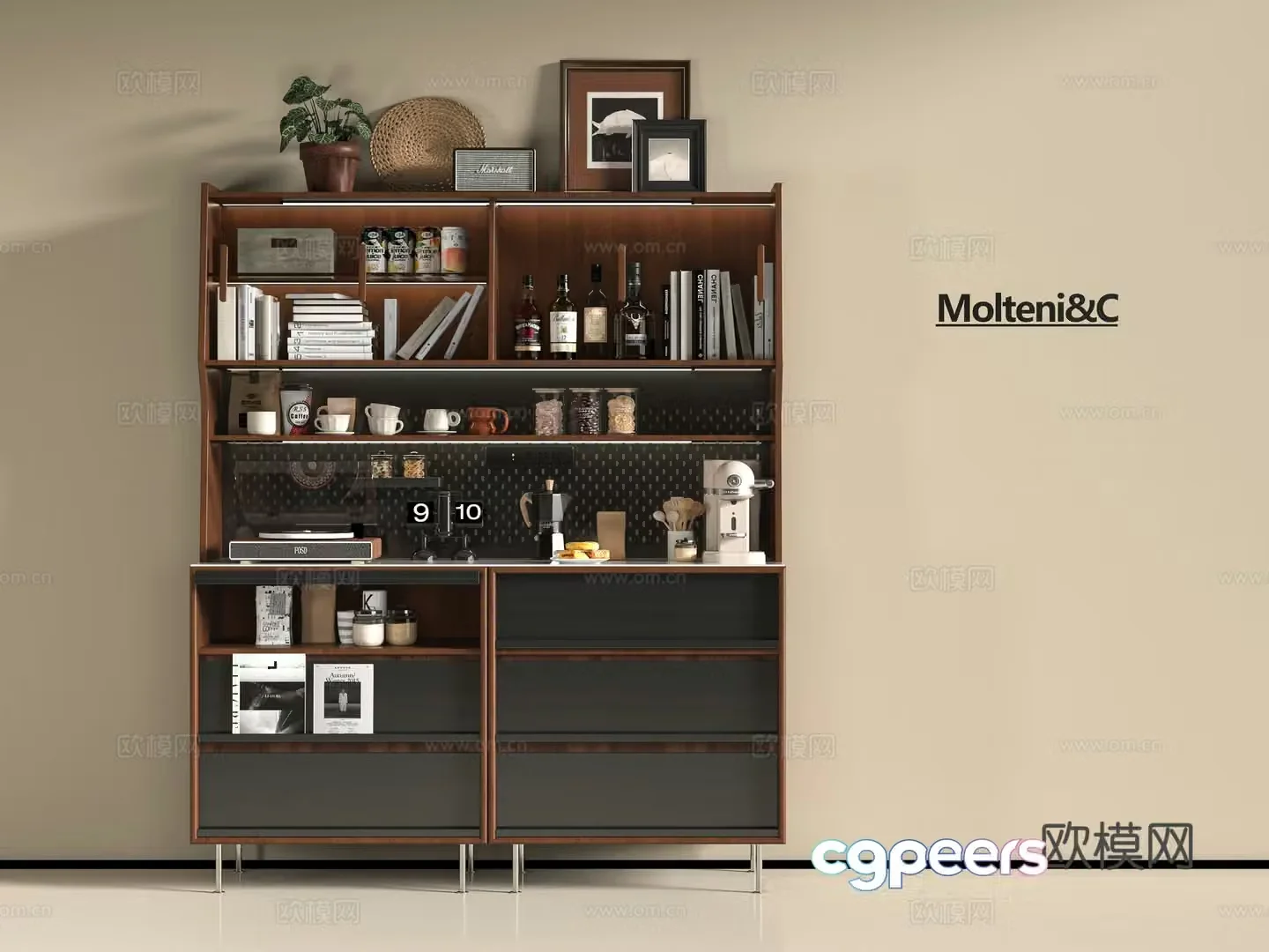 Modern sideboard 3D model