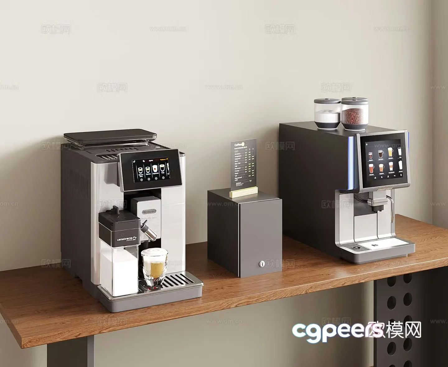 Modern coffee machine daily appliance 3D model