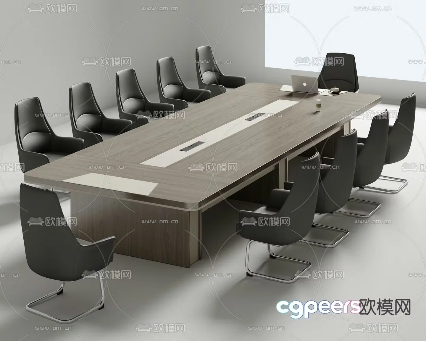 Modern conference table conference table 3d model