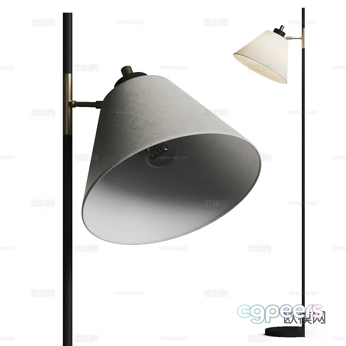 Modern floor lamp 3d model