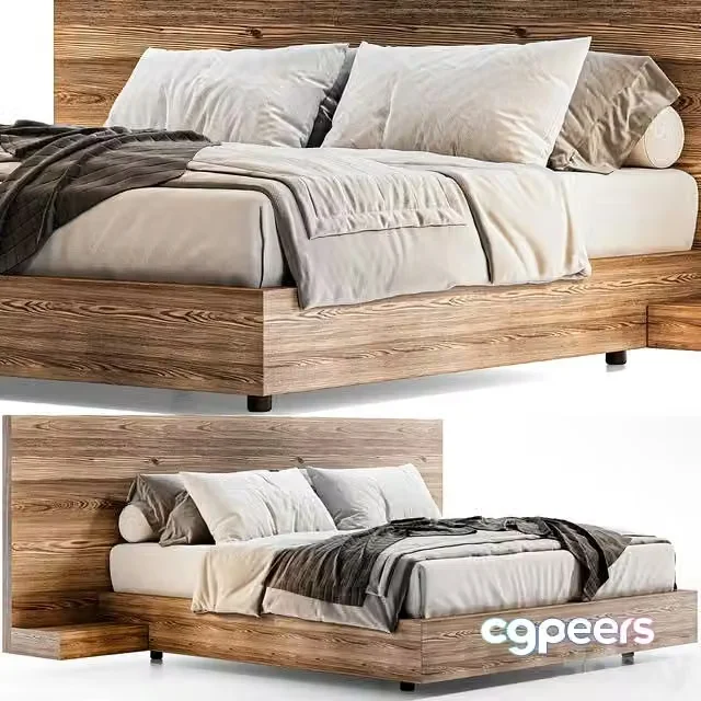 3ds Max Free – Modern Bed Minimal