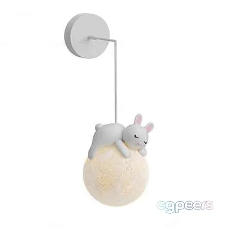 A White Rabbit-Shaped Light Fixture 3D Model – 13483 – CORONA Render